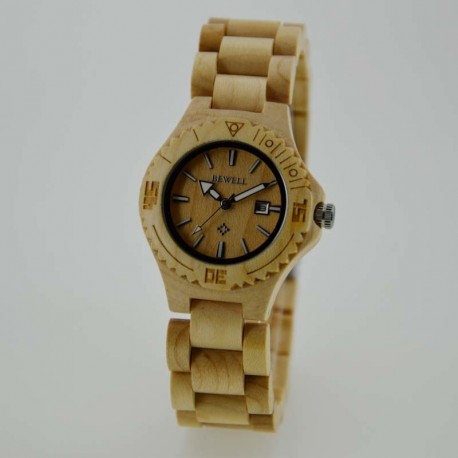 Деревянные часы Bewell ZS-W020A lady (maple)
