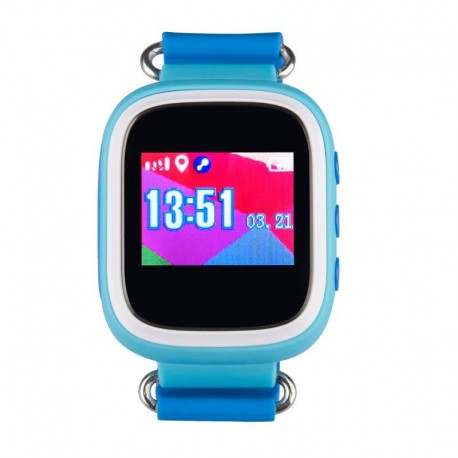 Детские часы с GPS Baby Watch GW100S с цветным экраном водонепроницаемые(голубые)