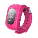 Детские часы с GPS Baby Watch Q50 (розовые)