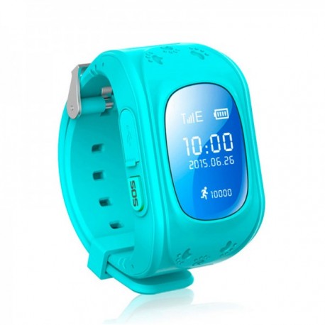 Детские часы с GPS Baby Watch Q50 (голубые)