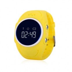 Водонепроницаемые детские часы с GPS трекером Baby Smart Watch GW300S Желтые