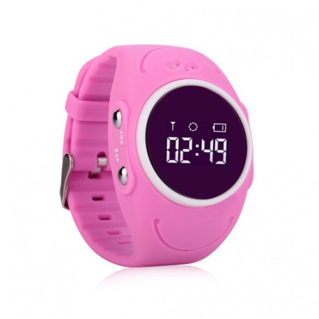 Детские часы с GPS трекером Baby Smart Watch GW300S Розовые