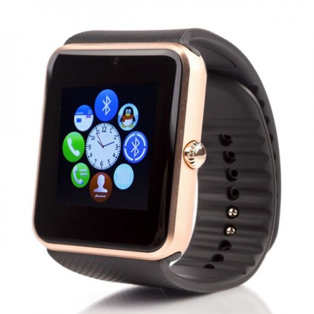 Смарт часы Smart Watch GT08 розовое золото черные