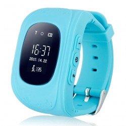 Детские часы с GPS Baby Watch Q50 OLED (голубые)