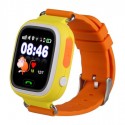 Детские часы с GPS Baby Watch Q90 (Q80,GW100) с сенсорным цветным экраном (оранжевые)
