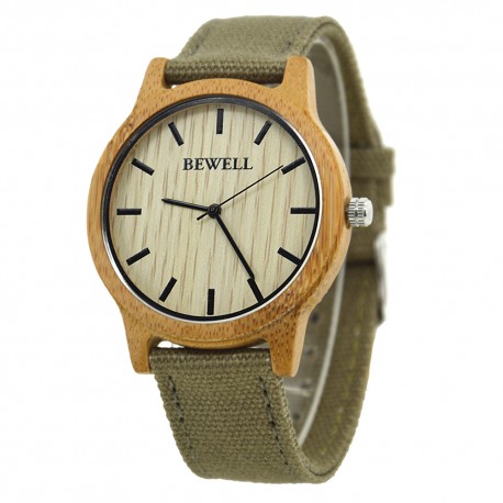 Деревянные часы Bewell ZS-W134A (bamboo)