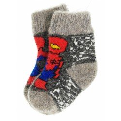 Носки детские "Супергерои" (Серый-асфальт, размер 1)