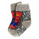 Носки детские "Супергерои" (Серый-асфальт, размер 1)