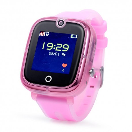 Детские GPS часы Wonlex Baby Watch KT07 (розовые)